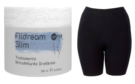 Fildream Slim Trattamento Rimodellante Snellente Crema 200ml + Shorts Taglia S/m