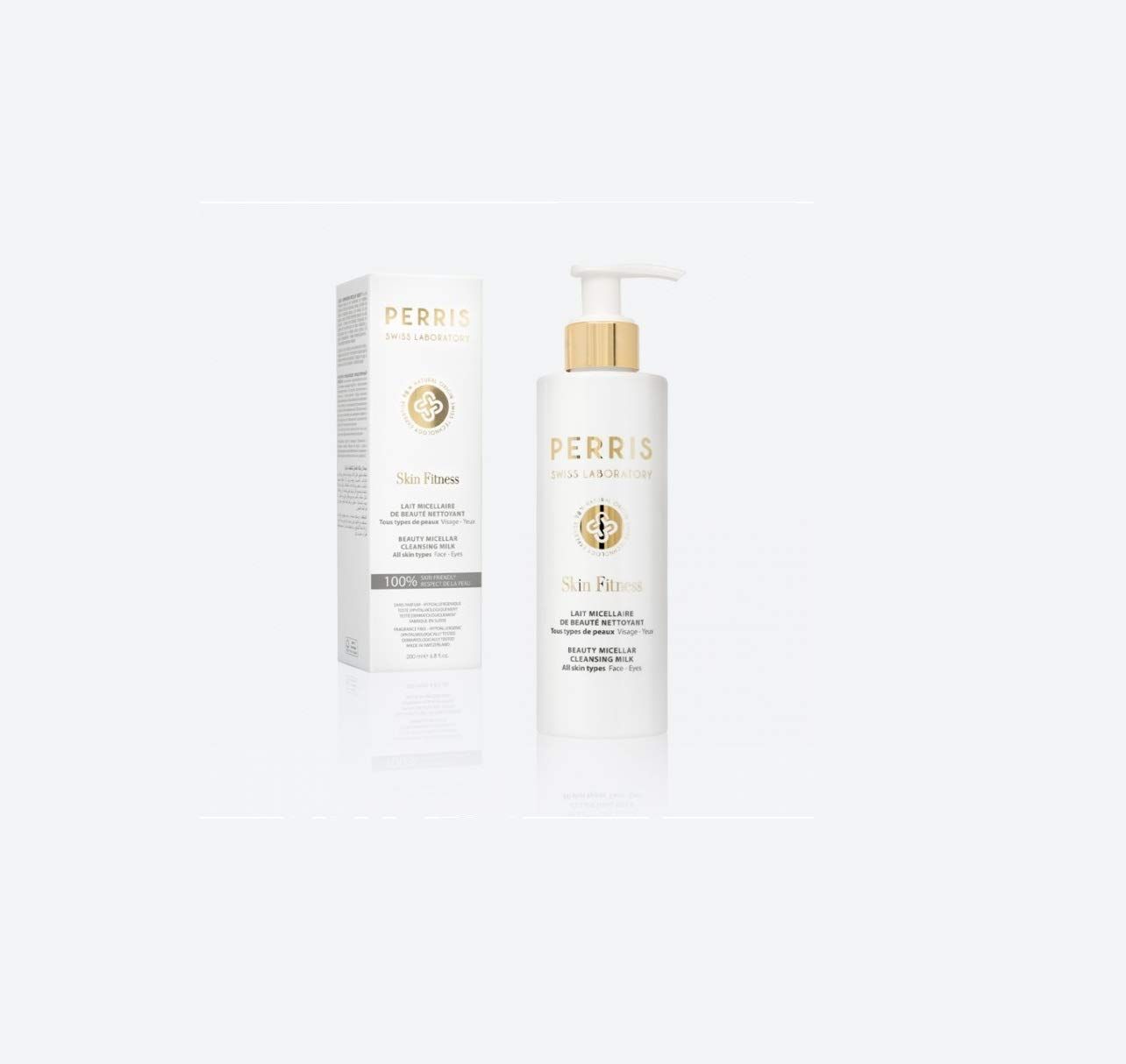 Perris Swiss Laboratory Beauty Lait Micellaire Latte Detergente Viso Occhi