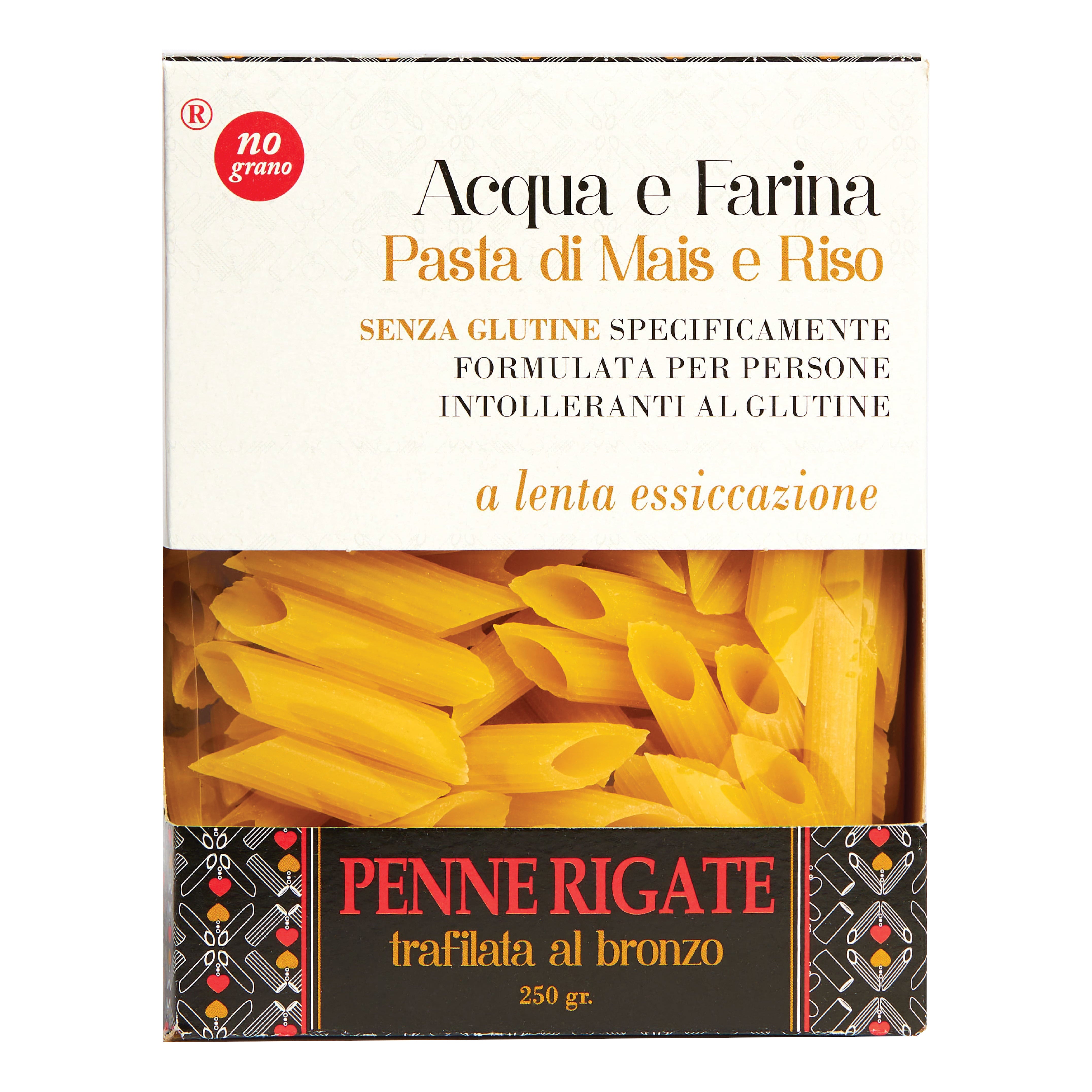 Nutri te' penne rigate acqua e farina mais e riso 250 g — confronto prezzi