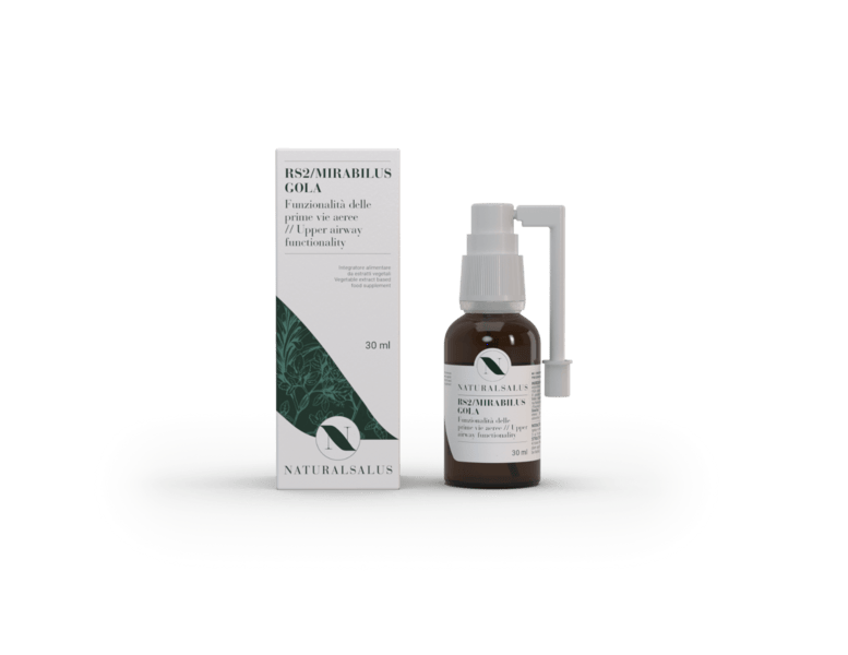 Naturalsalus Rs2/Mirabilus Gola Integratore Per le Funzionalità delle Prime Vie Respiratorie 30 ml