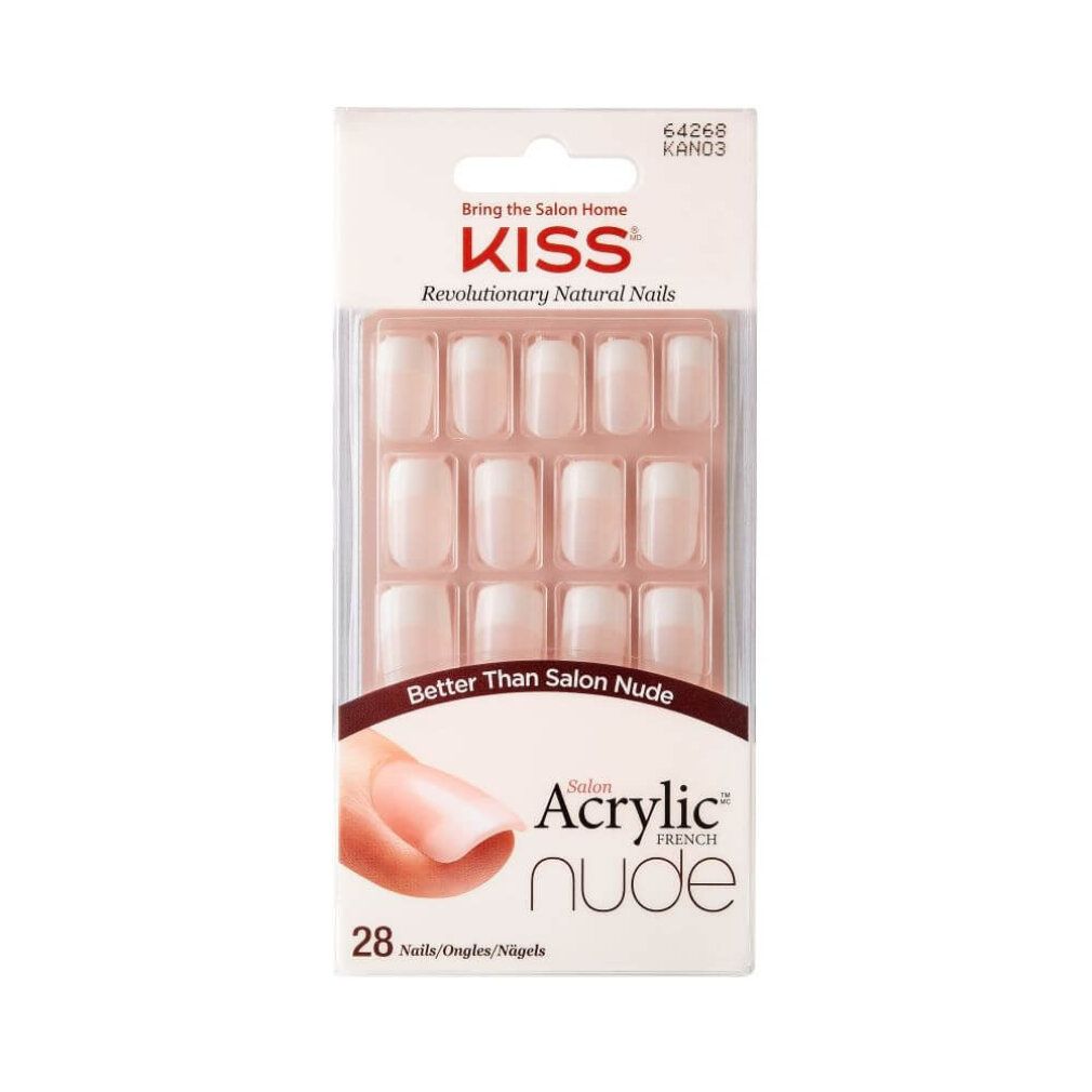 kiss Salon Unghie acriliche Nude french autoadesive ditaägel Cashmere 1 St