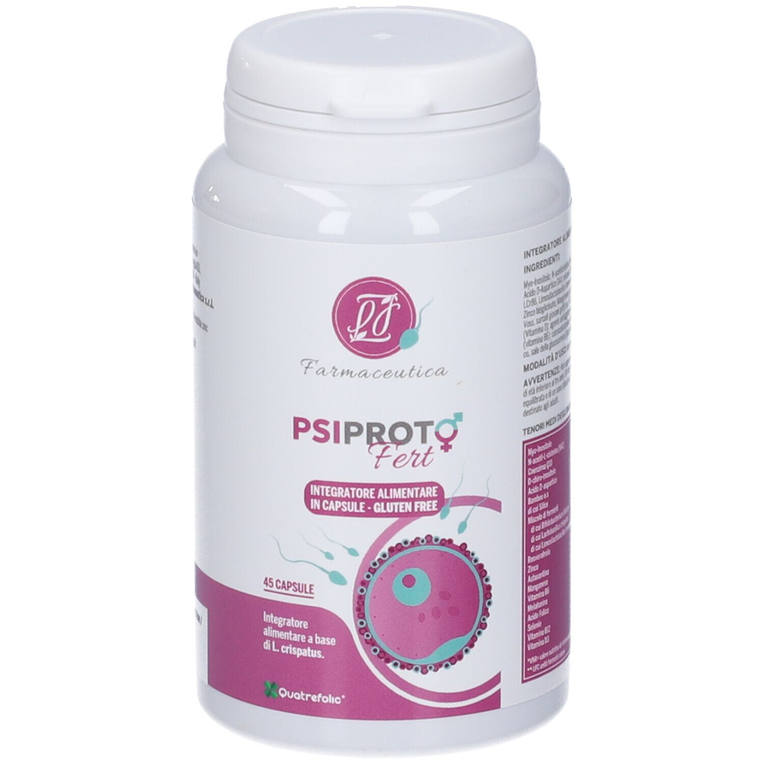 Psiproto Fert Integratore per la Fertilità 45 Capsule