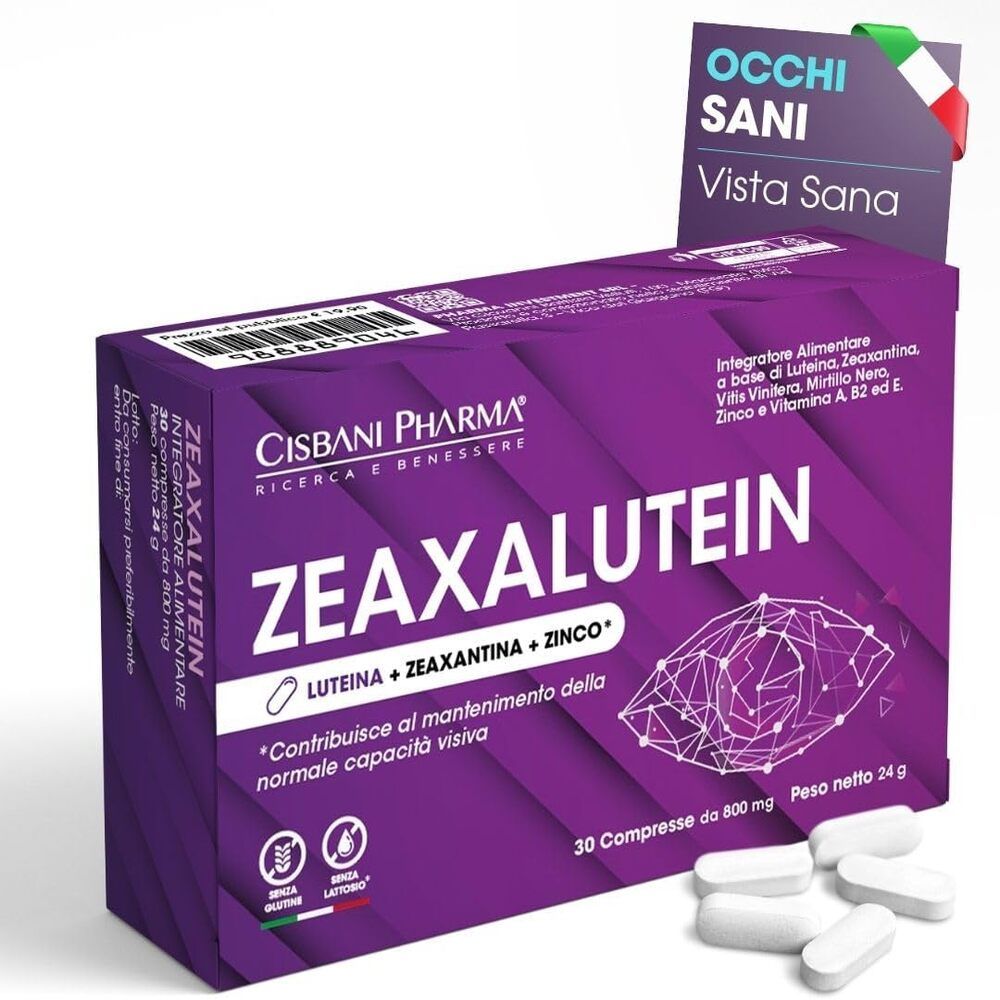 Zeaxalutein – Integratore Per Il Benessere Della Vista 30 Compresse — confronto prezzi