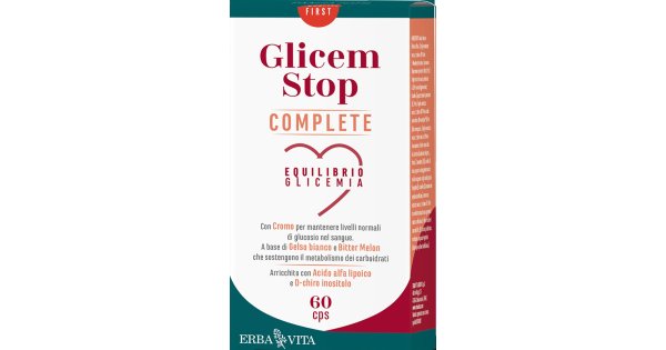 Glicem Stop Complete Integratore Per L'equilibrio Della Glicemia 60 Capsule | Confezione Esterna Macchiata E Danneggiata — confronto prezzi