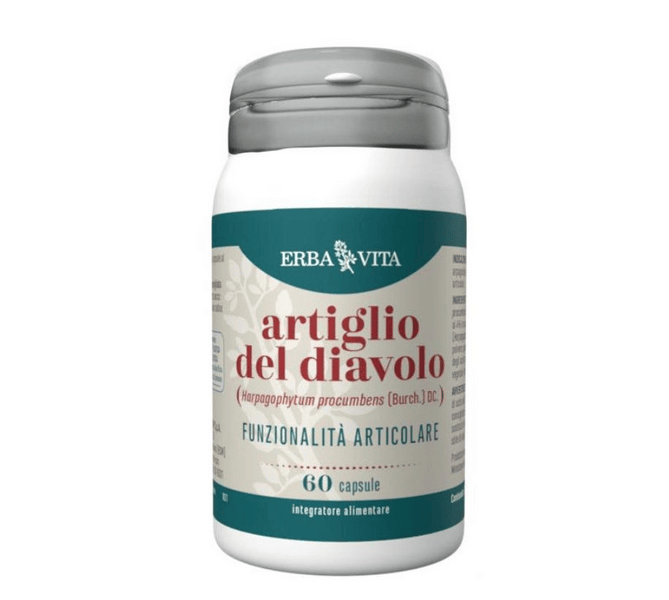Erba Vita Artiglio del diavolo Integratore Articolare 60 Capsule 500 mg — confronto prezzi
