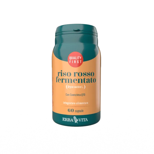 Erba Vita Riso Rosso Fermentato Integratore Colesterolo 60 Capsule