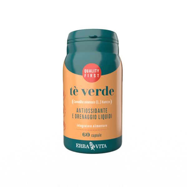 Erba Vita Tè Verde Integratore Antiossidante 60 capsule 450 mg