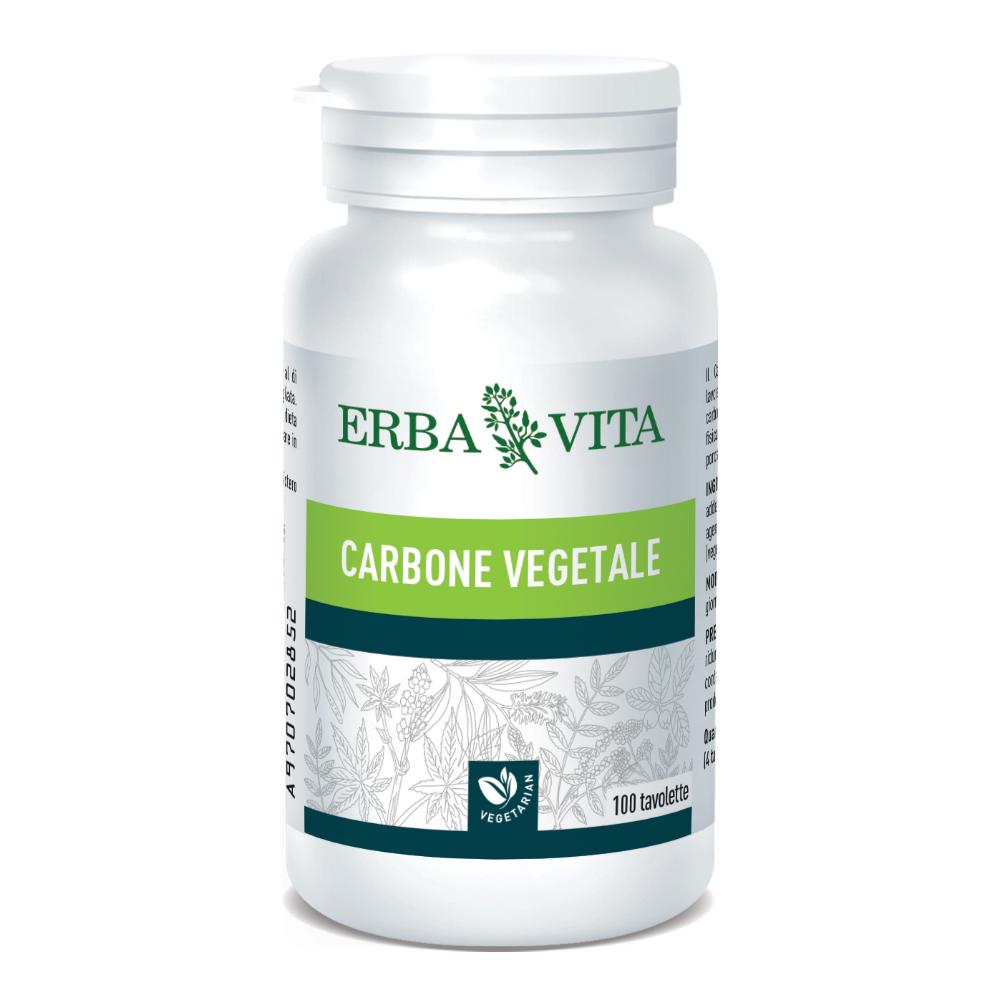 Erba Vita Carbone Vegetale 100 Tavolette