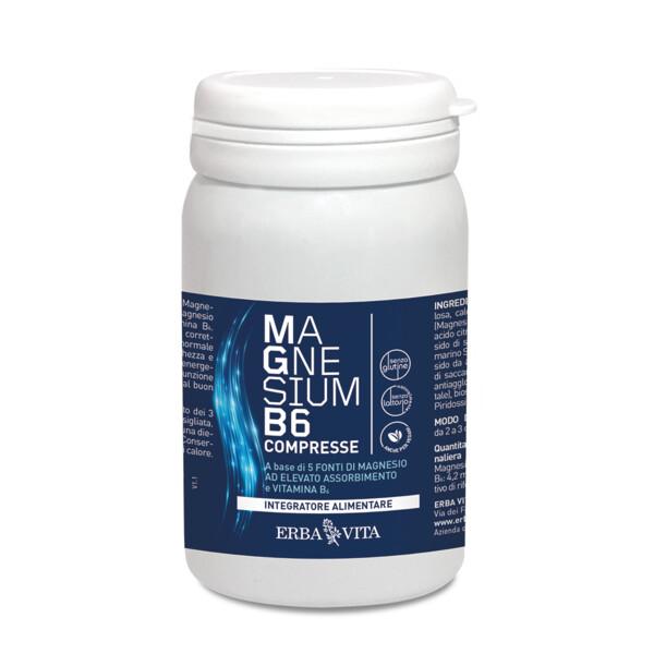 Erba Vita Magnesium B6 Integratore Magnesio e Vitamina B 60 Capsule