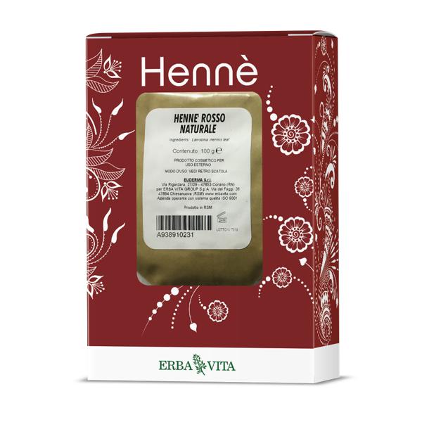 Erba Vita Hennè Rosso Naturale Colorante Capelli, 100g — confronto prezzi