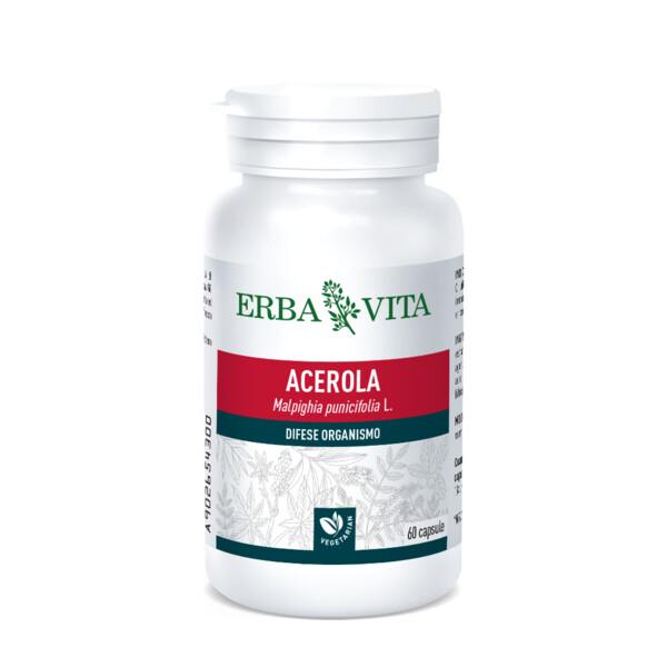 Erba Vita Acerola Integratore Difese Immunitarie 60 capsule 550 mg