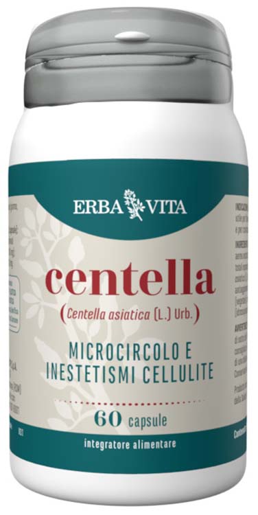 Erba Vita Centella Integratore Funzionalità Microcircolo 60 Capsule — confronto prezzi