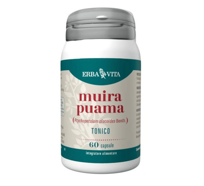 Erba Vita Muira Puama Integratore Tonico 60 Capsule