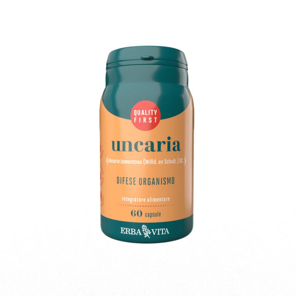Erba Vita Uncaria Tomentosa Integratore Difese Immunitarie 400 mg 60 Capsule — confronto prezzi