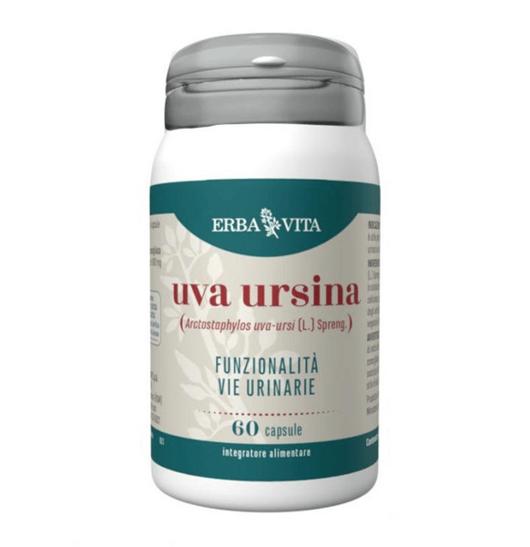 Erba Vita Uva Ursina Integratore Vie Urinarie 60 Capsule — confronto prezzi