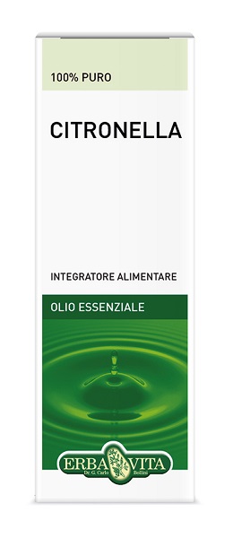 Erba Vita Olio Essenziale Citronella Integratore Naturale 10 ml
