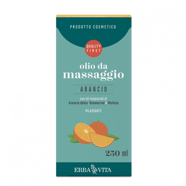 Erba Vita Olio Da Massaggio Arancio Rilassante 250 ml