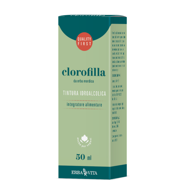 Erba Vita Clorofilla Tintura Idroalcolica Circolazione Sanguigna 50 ml