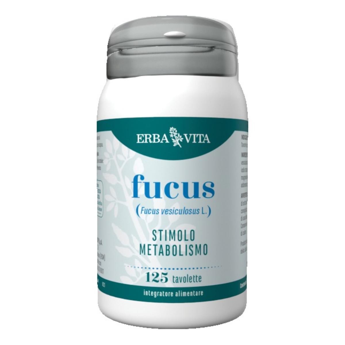 Erba Vita Fucus Integratore Metabolico 125 Tavolette 400 mg