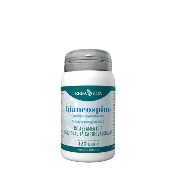 Erba Vita Biancospino Integratore Rilassante e Cardiovascolare 125 Tavolette