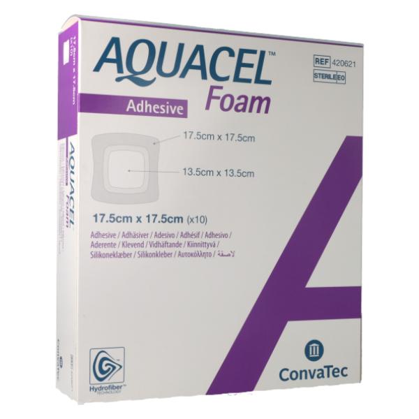 Convatec Aquacel® Ag Foam Medicazione Adesiva 17,5x17,5cm 10 pz Cerotto — confronto prezzi