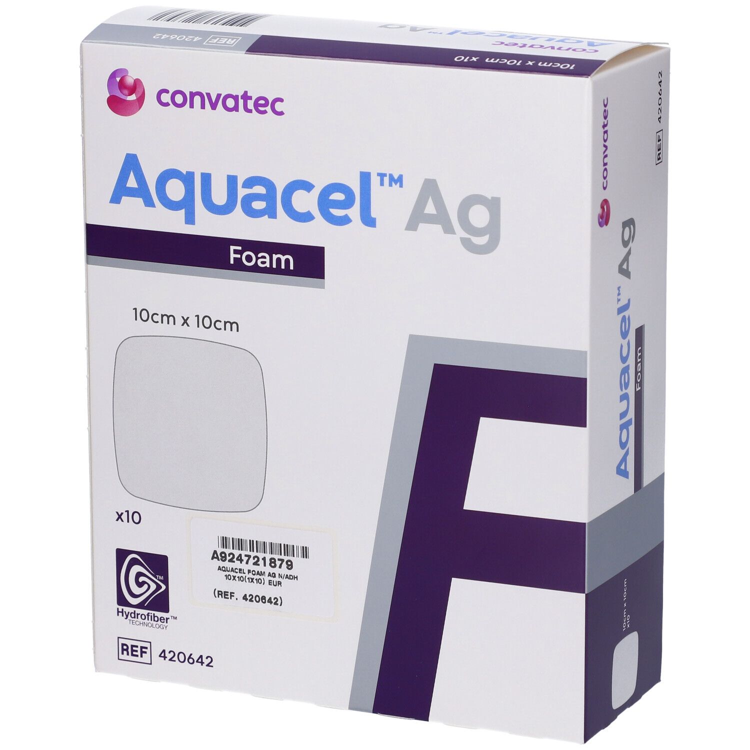 Convatec Aquacel Ag Foam Medicazione Antisettica Non Adesiva 10x10 cm 10 Pezzi — confronto prezzi