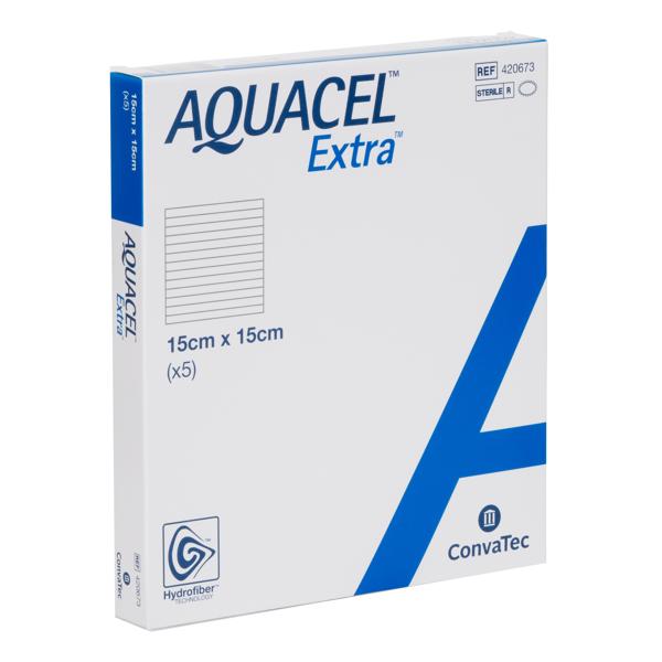 Aquacel Extra Medicazione 15x15 cm 5 Pezzi