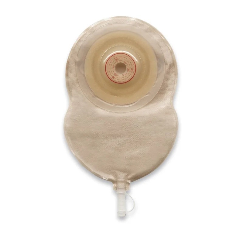 Sacca per urostomia monouso monopezzo opaca esteem+ flex convex misura 10/43 mm profilo convessita' v1 bassa 10 pezzi