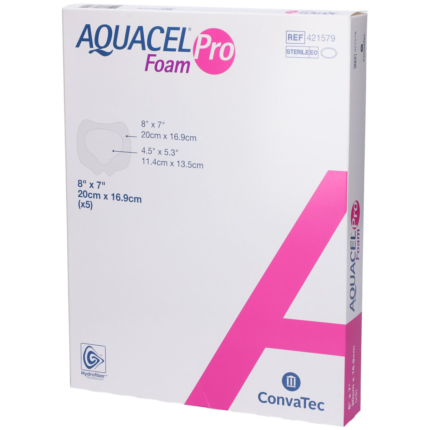 ConvaTec Aquacel Foam Pro Medicazione Avanzata 20 x 16,9 cm 5 pz Bendaggio/i