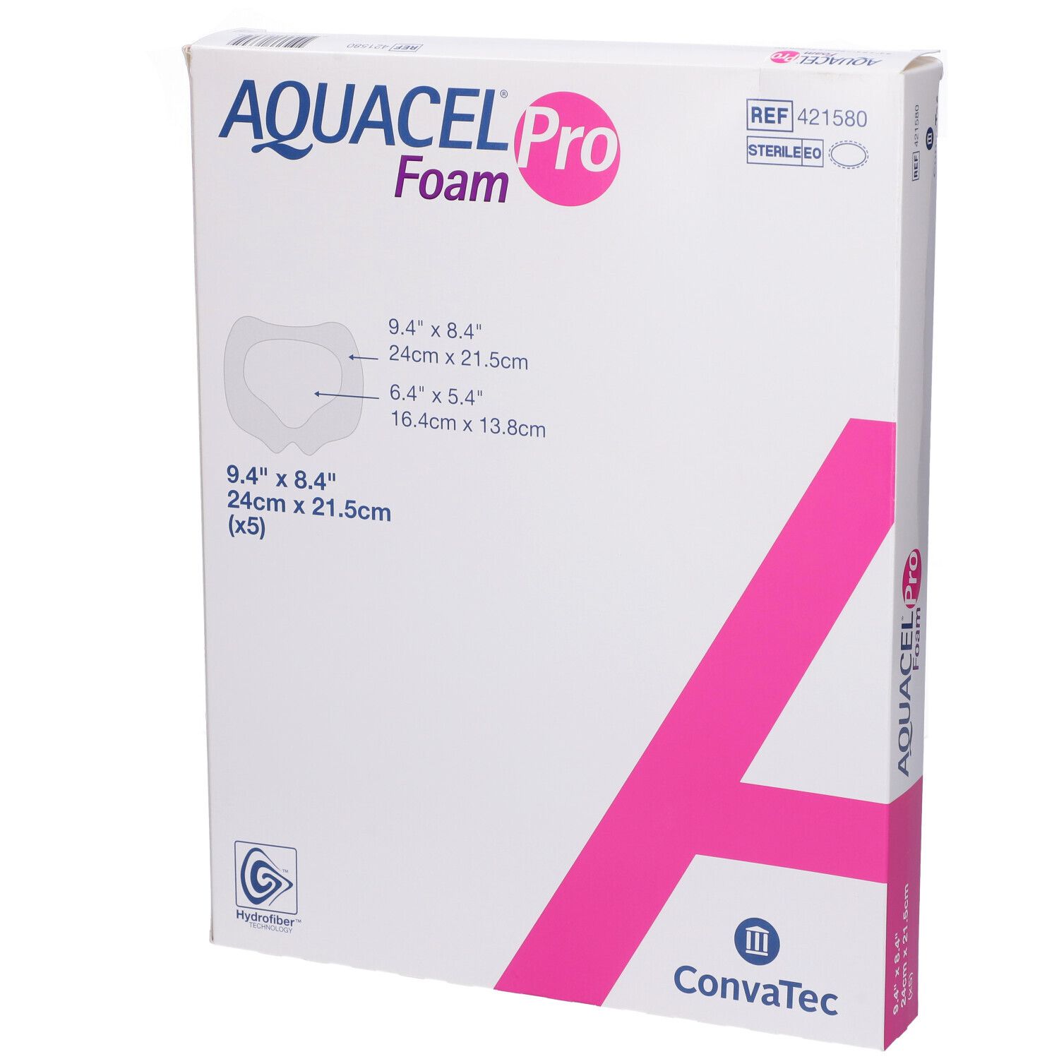 Medicazione Avanzata Aquacel Foam Pro Misura 24x21,5cm 5 pz in tessuto non
