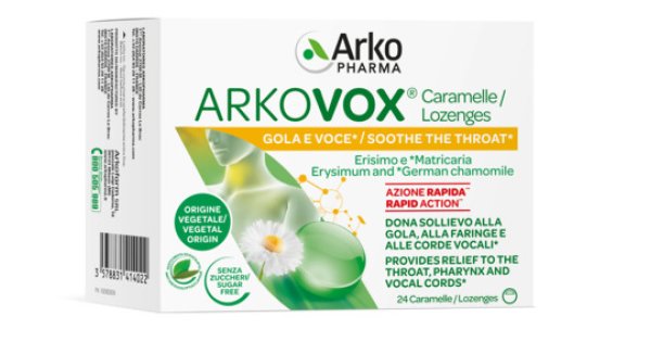 Arkovox Integratore Balsamico Menta ed Eucalipto 24 Caramelle — confronto prezzi
