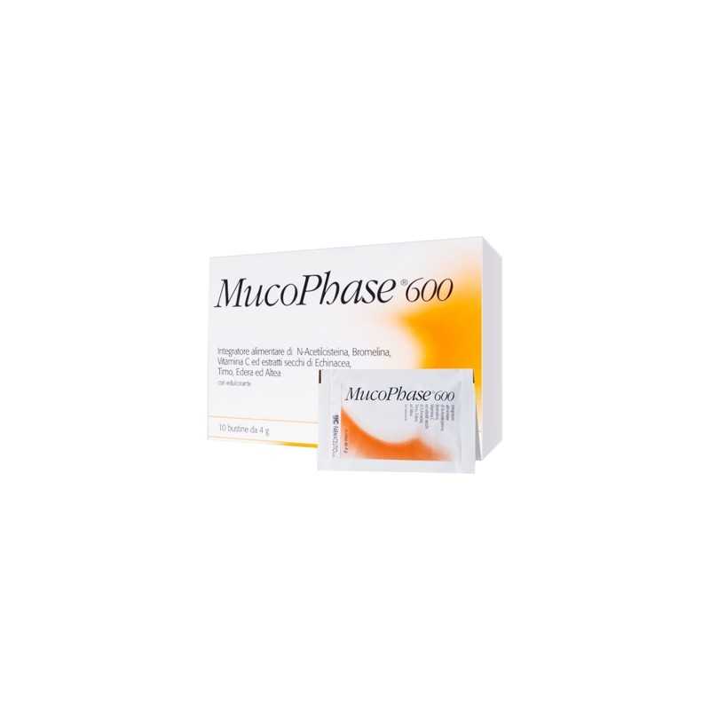 Mucophase 600 10 bustine 40 g — confronto prezzi