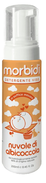 Morbidì Nuvole di Albicoccola 200 ml Detergente Viso in Soffice Mousse Profumata