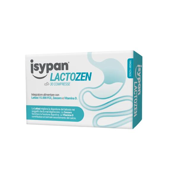 Isypan Lactozen Integratore per Intolleranza al Lattosio 30 Compresse
