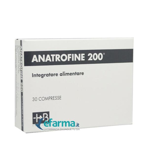 Anatrofine 200 Integratore Anticaduta Capelli 30 Compresse