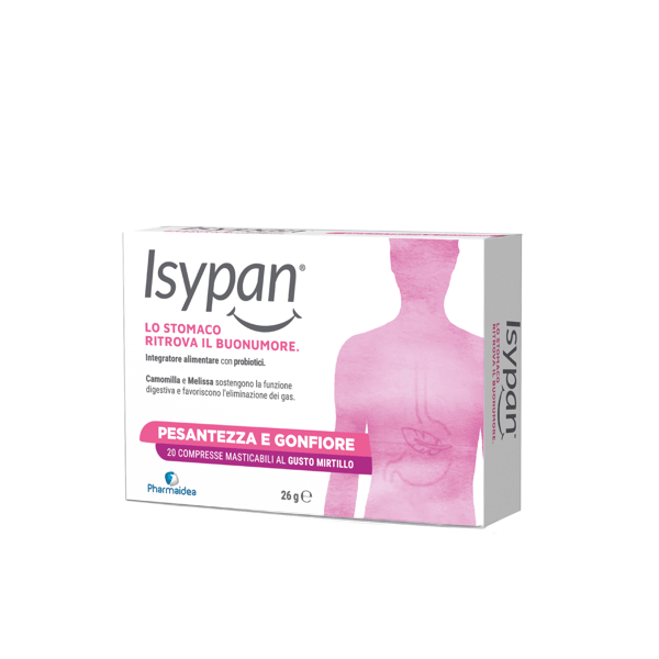 Isypan Pesantezza e Gonfiore 20 Compresse Masticabili — confronto prezzi