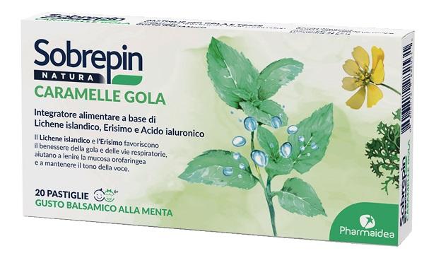 Sobrepin Natura 20 Caramelle Gola Lichene Islandico Senza Glutine