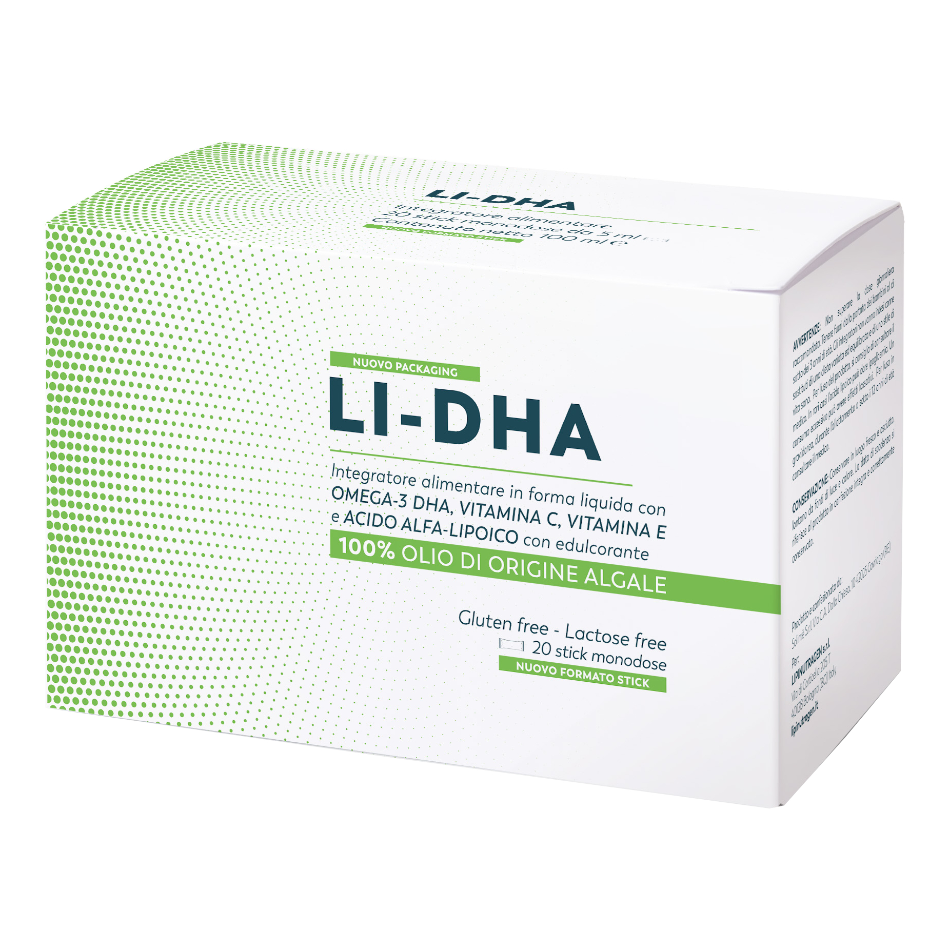 Li gla 20 stick pack da 10 ml con edulcorante