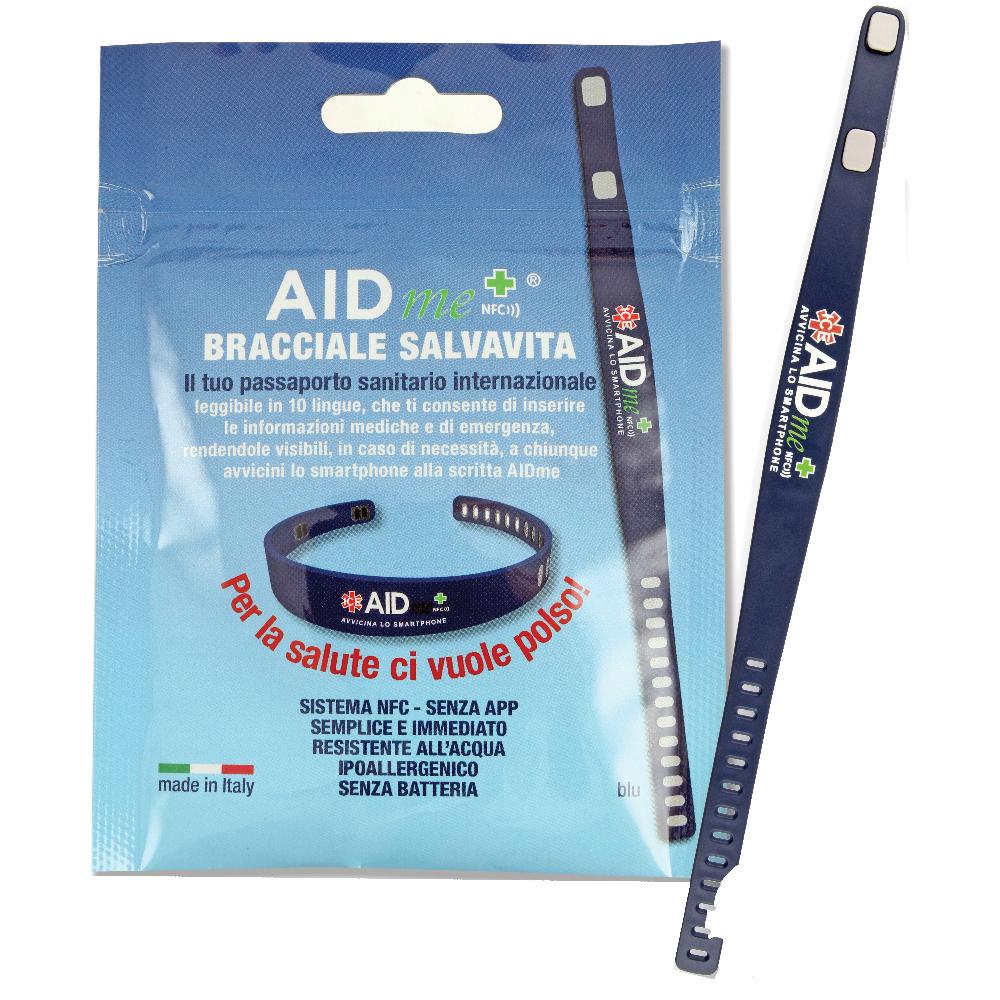 AIDME BRACCIALE SALVAVITA BLU — confronto prezzi