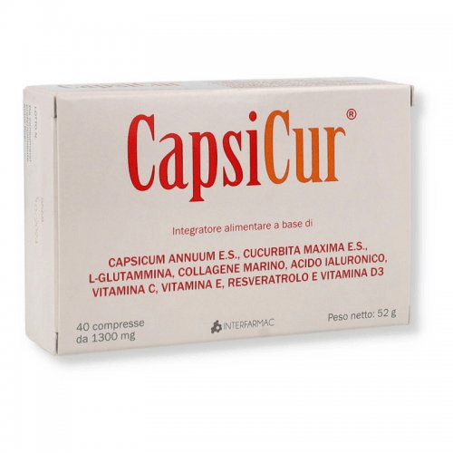 Interfarmac Capsicur Integratore Vie Urinarie Benessere Vescica 40 Compresse