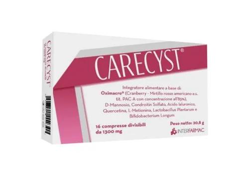 Interfarmac Carecyst Integratore per Vie Urinarie 16 Compresse