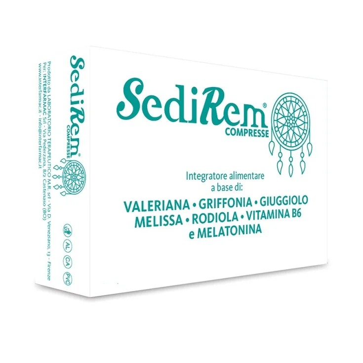 Sedirem Integratore Per Riposo Notturno 30 Compresse