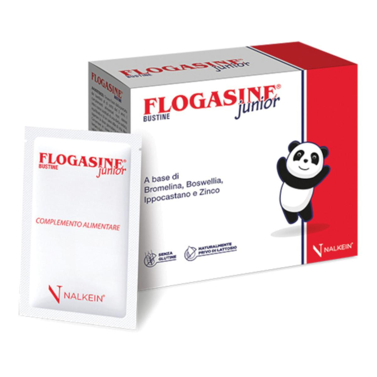 Nalkein Flogasine Junior - Integratore per il microcircolo e la funzionalità articolare, 20 bustine