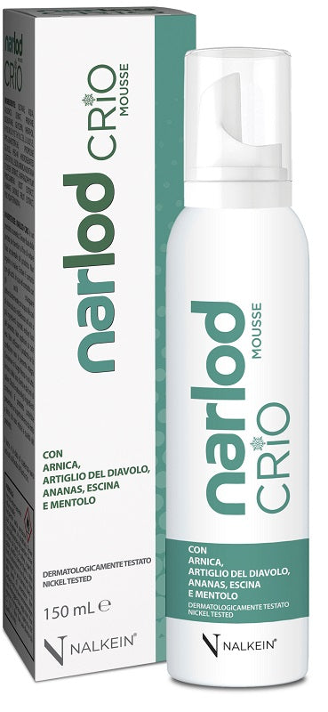 Narlod crio mousse con arnica artiglio del diavolo ananas escina e mentolo 150 ml — confronto prezzi