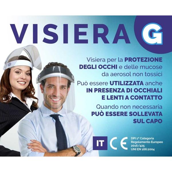 La Stamperia Snc Visiera G Protezione Occhi E Mucose Da Aerosol Non Tossici — confronto prezzi