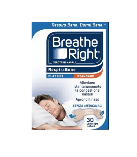 Breath Right Cerottini RespiraBene Nasali Classici Standard 30 Pezzi