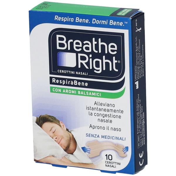 Breath Right 30 Cerotti Adesivi per Sollievo Immediato dalla Congestione Nasale