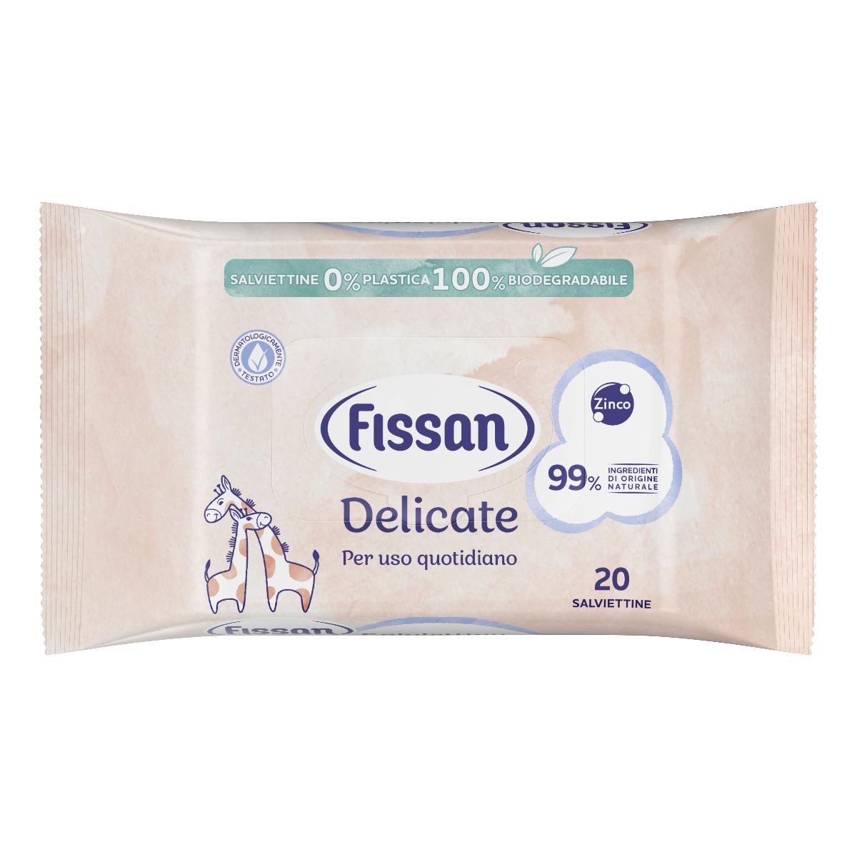 Fissan Salviettine Delicate per Bambini 20 pz Salviette