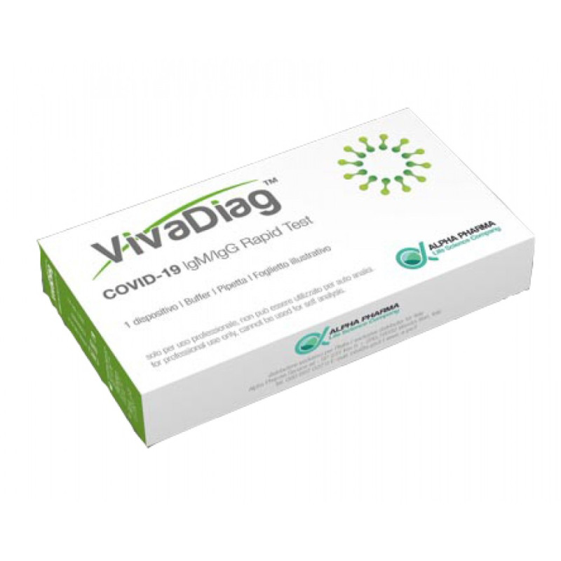 Vivadiag Test Sierologico Rapido Sars-cov-2 Igg/igm Uso Professionale 1 Pezzo — confronto prezzi