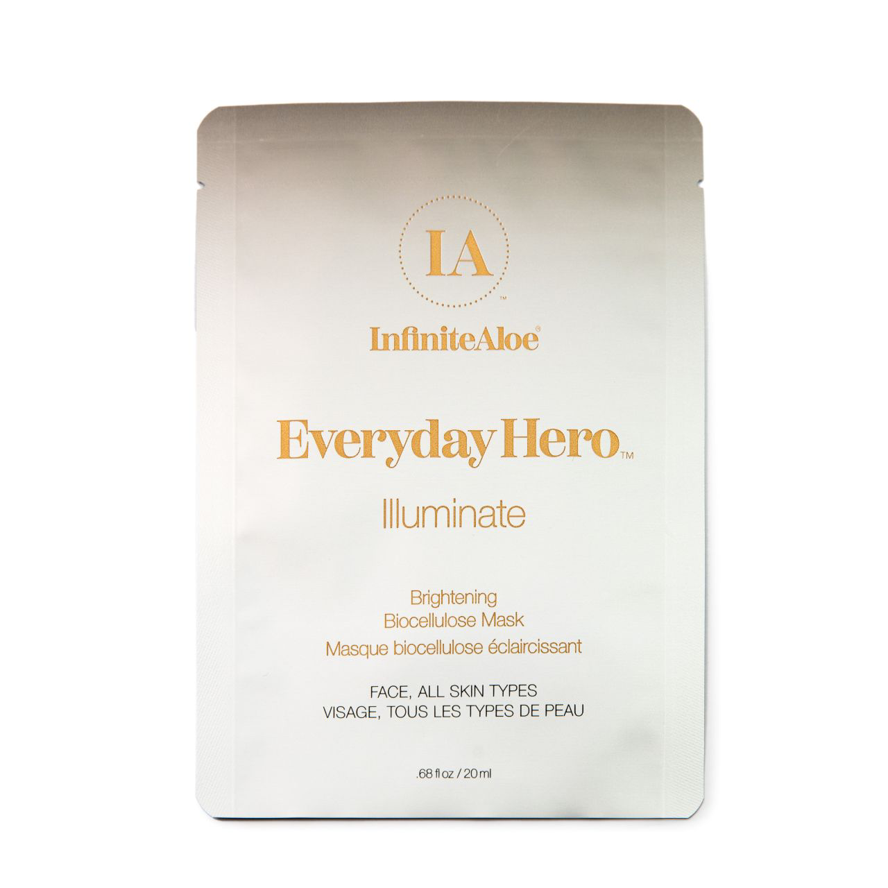 Infinite Aloe Heveryday Hero Illuminate Maschera Illuminante In Fibra Di Biocellulosa 20ml — confronto prezzi